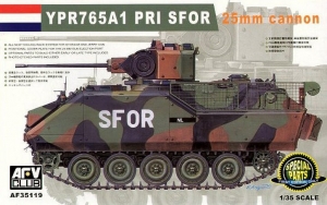 AFV Club AF35119 1/35 YPR765A1 PRI SFOR 25mm Cannon w/ Resin Bags