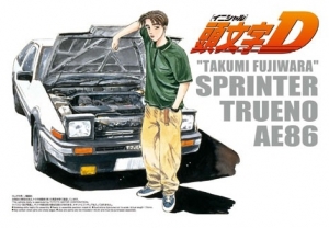 Aoshima ID-05(00320) 1/24 Takumi Fujiwara's Toyota AE86 Sprinter Trueno "Comic Version" [Initial-D]