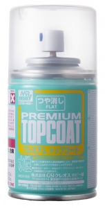 Mr Hobby B603 Mr PREMIUM Topcoat (Water-Based Spray 88ml) [Flat]