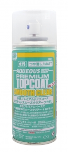 Mr Hobby B604 Mr PREMIUM Topcoat (Water-Based Spray 170ml) [Smooth Clear UV Cut - Matt]