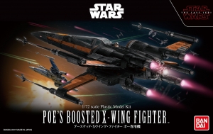 Bandai 219752 1/72 Poe's Boosted X-Wing Fighter [Star Wars] {sealmodel code: 7} 
