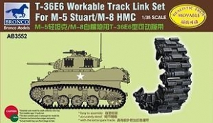 Bronco AB3552 1/35 T-36E6 Workable Track Link Set for M-5 Stuart/M-8 HMC 