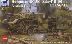 Bronco CB35036 1/35 Hungarian 40/43M "Zrinyi" II 105mm Assault Gun