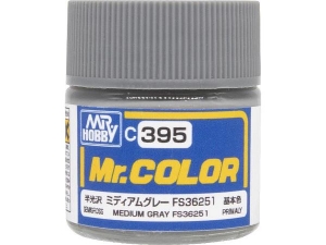 Mr Color C-395 Medium Gray FS36251 (10ml) [Semi-Gloss - F-4/F-15/F-16]