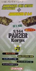 Dragon 14029 1/144 Jagdpanzer 38(t) Hetzer Early Production & Jagdpanzer IV A-0