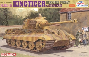 Dragon 6303 1/35 Kingtiger Henschel Turret w/Zimmerit