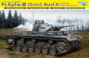 Dragon 6641 1/35 Pz.Kpfw.III (5cm) Ausf.H Sd.Kfz.141 Early Production