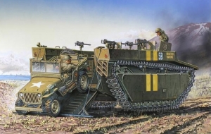 Dragon 7389 1/72 LVT-4 Water Buffalo "Late Production" & 1/4-Ton 4x4 Truck