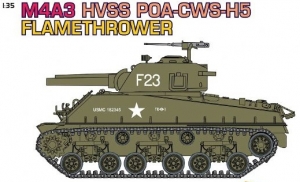 Dragon 9124(OS24) 1/35 M4A3 HVSS POA-CWS-H5 Flamethrower + U.S. Marines, Korea 1950/51 "Chosin Reservior"