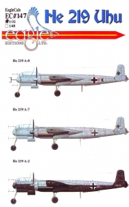 EagleCals Decal EC#147 He219 Uhu