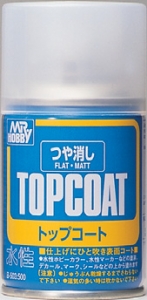 Mr Hobby B503 Mr Topcoat (Water-Based Spray 86ml) [Flat]