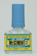 Mr Hobby MC129 Mr. Cement S [Extra Thin Cement] (40ml)