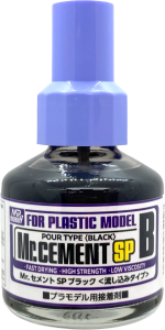 Mr. Hobby MC132-N Mr. Cement SPB <Black> [Extra Thin Cement] (40ml) [Fast-Drying - Black]