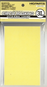 HIQParts CMS-3L-MSK Pre-Cut Circle Sticker for Masking (3L) [7.8~8.8mm] (1 Pcs)