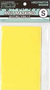 HIQParts MEL-MSK-S Pre-Cut Masking Sticker for Melting Paint Pattern (S) [3 Pcs]