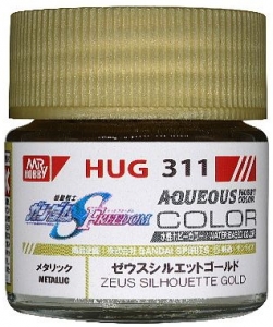 Mr Hobby HUG-311 Zeus Silhouette Gold [Seed Freedom] (Aqueous Color 10ml) [Semi-Gloss]