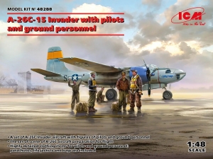ICM 48288 1/48 A-26C-15 Invader w/USAAF Pilots and Ground Personnel