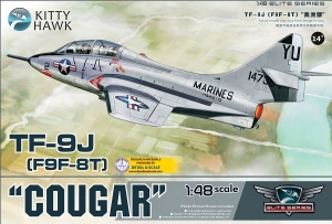 Kittyhawk KH80129 1/48 TF-9J (F9F-8T) Cougar