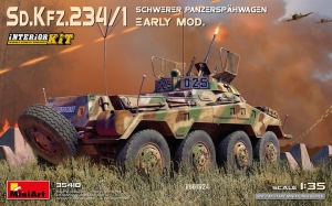 MiniArt 35410 1/35 Sd.Kfz.234/1 Schwerer Panzerspahwagen 2cm (Early Production) [Interior Kit]