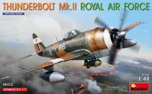 MiniArt 48012 1/48 Thunderbolt Mk.II "Royal Air Force" (Bubbletop) [Advanced Kit]