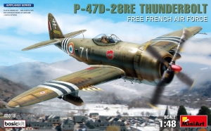 MiniArt 48015 1/48 P-47D-28RE Thunderbolt "Free French Air Force" (Bubbletop) [Basic Kit]
