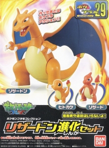 Bandai PM-29(181336) Lizardon Evolution Set (Pokemon)