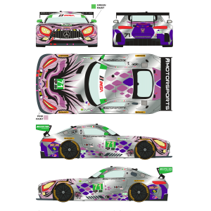 Racing Decal 43 RDE24-022 1/24 Mercedes AMG GT3 #71 Mobil 1 Sebring 12h 2018 (for Tamiya 24345)