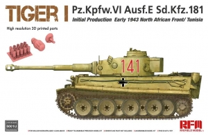RyeField Model 5001u 1/35 Tiger I (Initial Production) [North African Front/Tunisia, Early 1943]