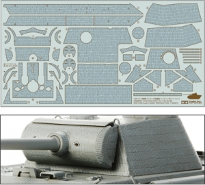 Tamiya 12646 1/35 Zimmerit Coating Sheet for Panther Ausf. G Early Production