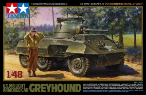 Tamiya 32551 1/48 U.S. M8 Light Armored Car "Greyhound" {sealmodel code: 5.5}
