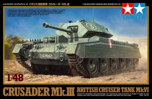 Tamiya 32555 1/48 Crusader Mk. III British Cruiser Tank Mk.VI {sealmodel code: 5.5}