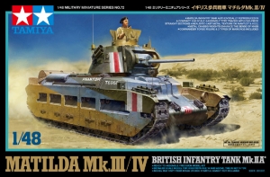 Tamiya 32572 1/48 Matilda Mk.III/IV British Infantry Tank Mk.IIA {sealmodel code: 5.5}