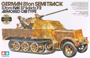 Tamiya 35144 1/35 German 8ton Semi Track 3.7cm Flak 37 Sd.Kfz.7/2 "Armor Cab Type"