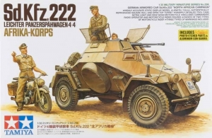 Tamiya 35286 1/35 Sd.Kfz.222 Leichter Panzerspahwagen(4X4) "Afrika Korps" {sealmodel code: 5.5}