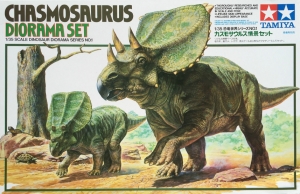 Tamiay 60101 1/35 Chasmosaurus Diorama Set {sealmodel code: 7}