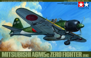Tamiya 61027 1/48 Mitsubishi A6M5c Zero Fighter (Zeke) Model 52 Hei {sealmodel code: 4.5}