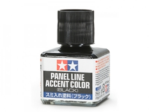 Tamiya 87131 Panel Line Accent Color (40ml) [Black]