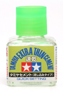 Tamiya 87182 Extra Thin Cement (40ml) [Quick-Setting]