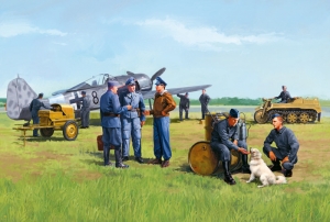 Tamiya 89768 1/48 German Aircraft Power Supply Unit w/Luftwaffe Crew