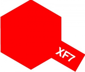Tamiya Acrylic Color XF-7 Flat Red (23ml) [Matt]