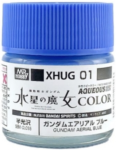 Mr. Hobby Color XHUG-01 Gundam Aerial Blue [The Witch from Mercury] (10ml) [Water-Based] (Semi-Gloss)