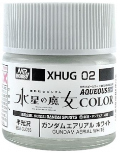 Mr. Hobby Color XHUG-02 Gundam Aerial White [The Witch from Mercury] (10ml) [Water-Based] (Semi-Gloss)