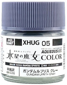 Mr. Hobby Color XHUG-05 Gundam Lfrith Gray [The Witch from Mercury] (10ml) [Water-Based] (Semi-Gloss)