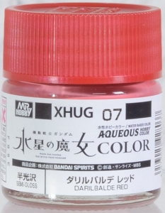 Mr. Hobby Color XHUG-07 Daril Balde Red [The Witch from Mercury] (10ml) [Water-Based] (Semi-Gloss)