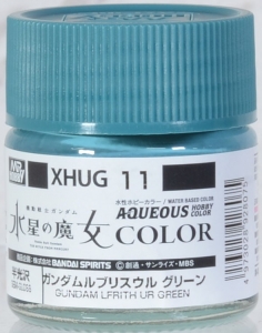 Mr. Hobby Color XHUG-11 Gundam Lfrith Ur Green [The Witch from Mercury] (10ml) [Water-Based] (Semi-Gloss)