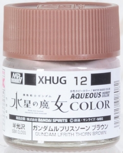 Mr. Hobby Color XHUG-12 Gundam Lfrith Thorn Brown [The Witch from Mercury] (10ml) [Water-Based] (Semi-Gloss)