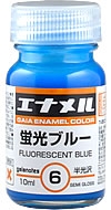 Gaianotes Enamel Color GE-06 Fluorescent Blue (10ml) [Semi-Gloss]