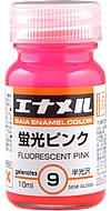 Gaianotes Enamel Color GE-09 Fluorescent Pink 10ml (Semi-Gloss)