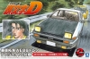 Aoshima 05957 1/24 Takumi Fujiwara AE86 Trueno Project D Ver. w/Engine [Initial-D]