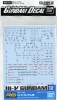 Bandai 132(2579001) Gundam Decal for RG 1/144 Hi-Nu Gundam
